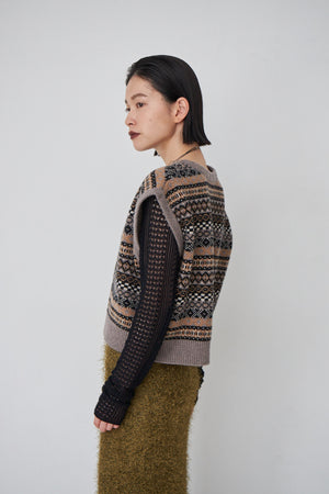 Jacquard Vest