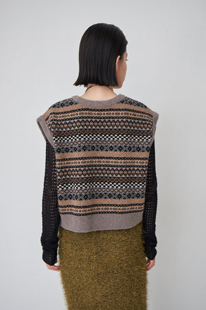 Jacquard Vest