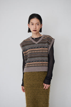 Jacquard Vest