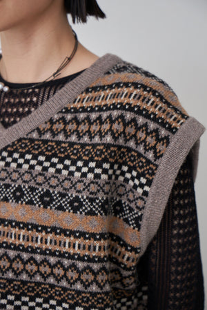 Jacquard Vest