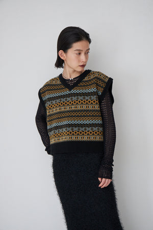 Jacquard Vest