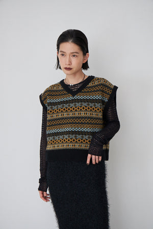 Jacquard Vest
