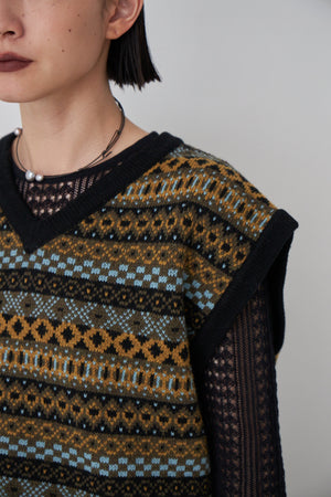 Jacquard Vest