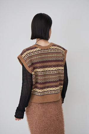 Jacquard Vest