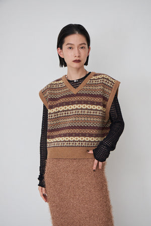 Jacquard Vest