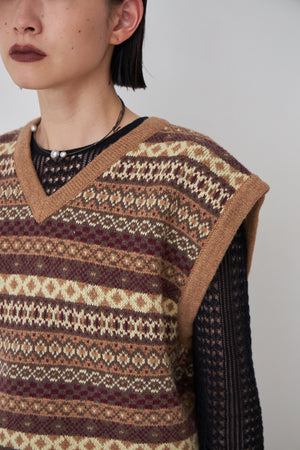 Jacquard Vest