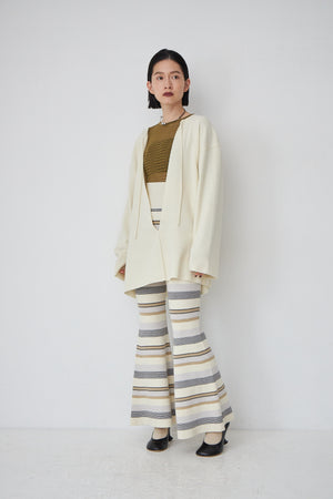 Rib Border Bell Bottoms