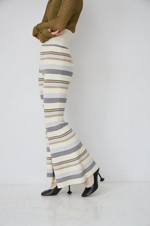 Rib Border Bell Bottoms
