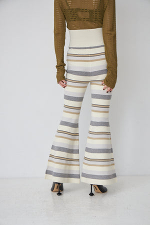 Rib Border Bell Bottoms