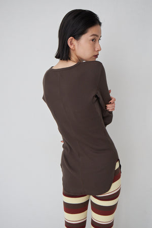 Rib Cut Pullover