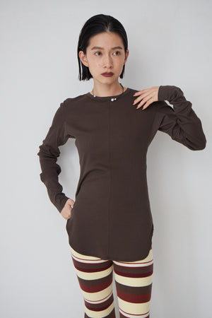 Rib Cut Pullover