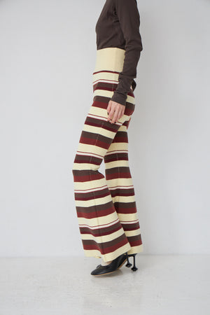 Rib Border Bell Bottoms