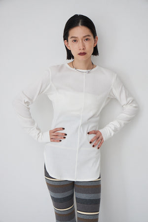 Rib Cut Pullover
