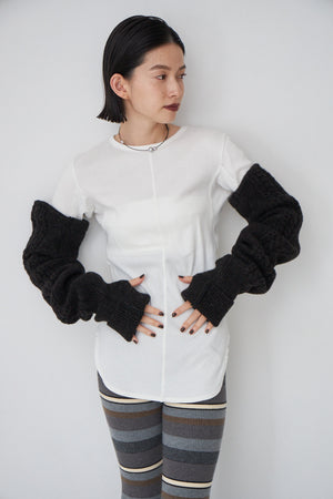 Rib Cut Pullover