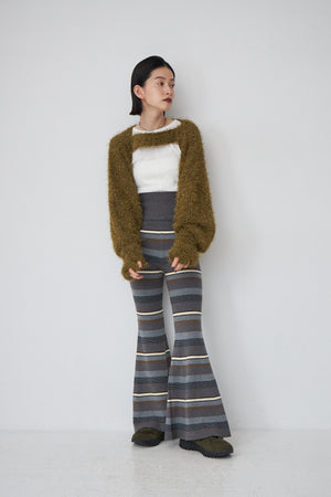Rib Border Bell Bottoms