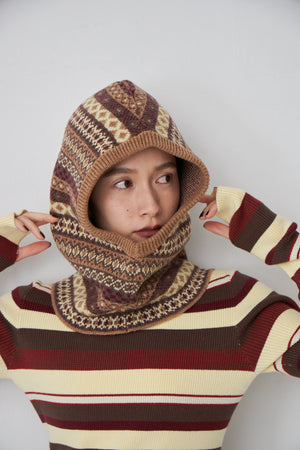 Jacquard Balaclava