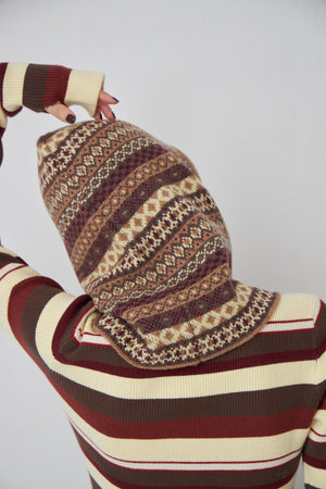 Jacquard Balaclava
