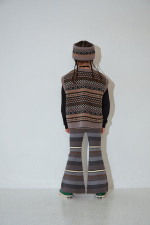 Kids Rib Border Bell Bottoms