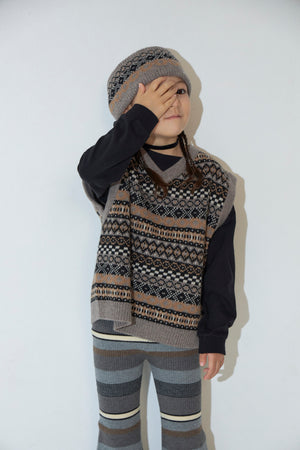 Kids Jacquard Vest