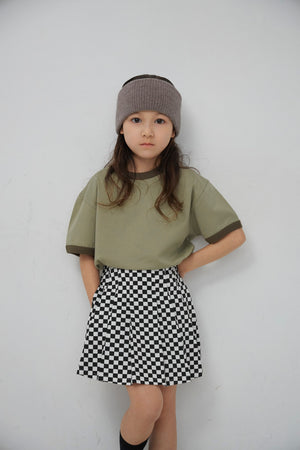 Kids checkered Pants Skirt