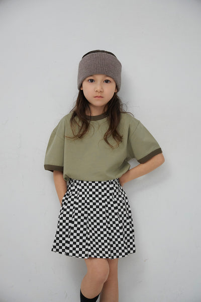 Load image into Gallery viewer, Kids checkered Pants Skirt