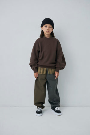 Kids Curve Sleeve Sweat Pullover