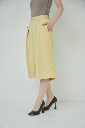 Double Cross Center press shorts