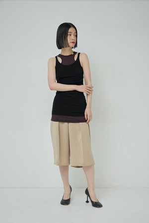 Double Cross Center press shorts