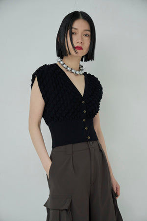 Scale Like knit vest