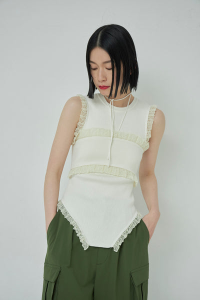 画像をギャラリービューアに読み込む, Frill Lace Tube Bra