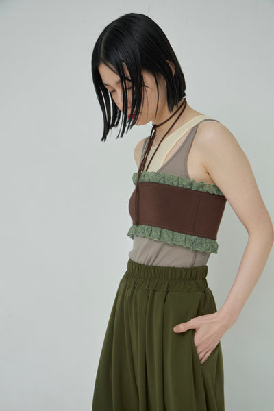 画像をギャラリービューアに読み込む, Frill Lace Tube Bra