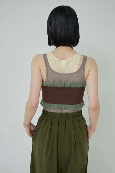 画像をギャラリービューアに読み込む, Frill Lace Tube Bra