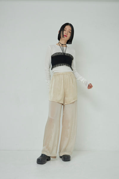 画像をギャラリービューアに読み込む, Frill Lace Tube Bra