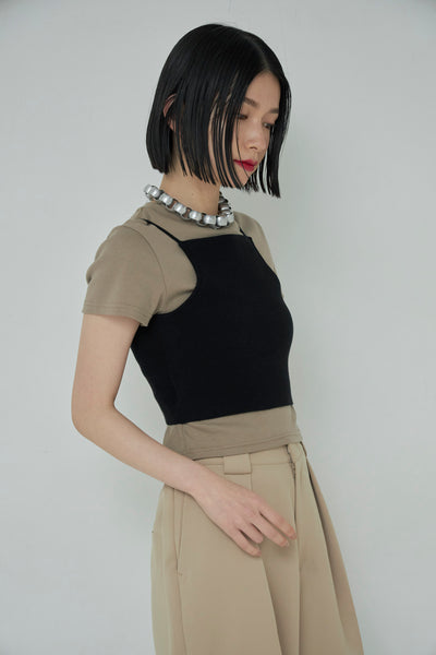 画像をギャラリービューアに読み込む, Knit Cropped Camisole