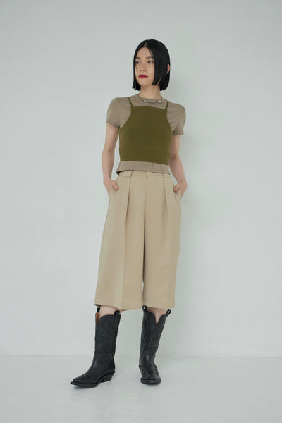 画像をギャラリービューアに読み込む, Knit Cropped Camisole