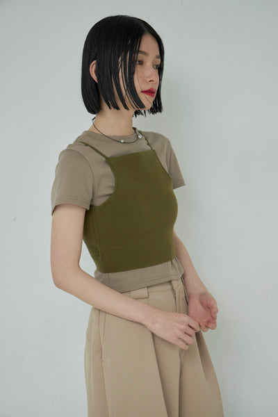 画像をギャラリービューアに読み込む, Knit Cropped Camisole
