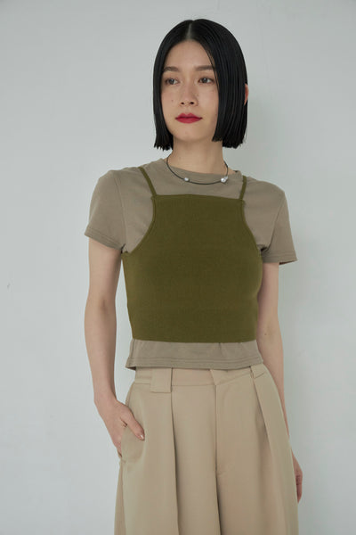 画像をギャラリービューアに読み込む, Knit Cropped Camisole