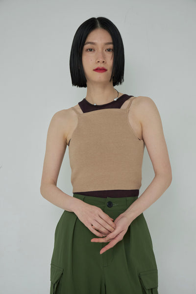 画像をギャラリービューアに読み込む, Knit Cropped Camisole