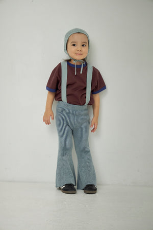 Kids Rib Knit Bell Bottoms