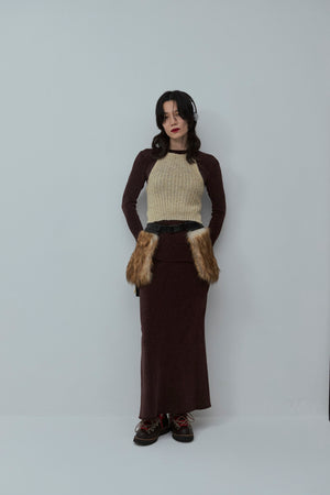Double Craft Fur Bag