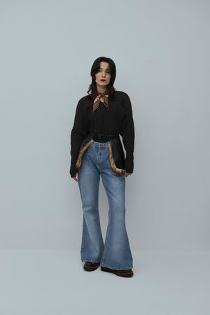 Sharp shape Wool pullover