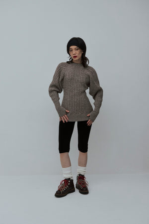 Sharp shape Wool pullover
