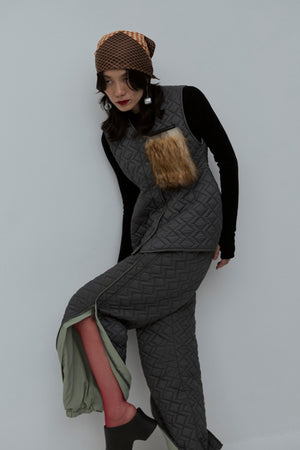Reversible Craft Fur Pocket Vest