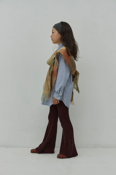 画像をギャラリービューアに読み込む, Kids Mole Knit Bell Bottoms