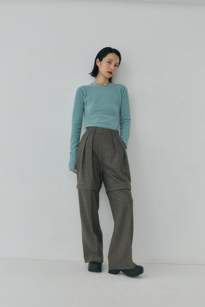 画像をギャラリービューアに読み込む, Check Removable Pants - Gun club Check