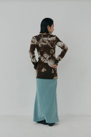 Photo Knit Pullover - B