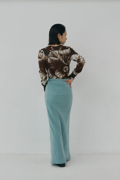 画像をギャラリービューアに読み込む, Mole Knit Maxi Skirt