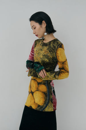 Photo Knit Pullover - A