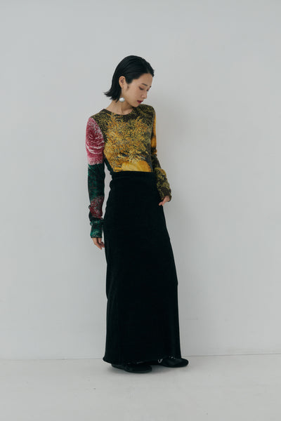 画像をギャラリービューアに読み込む, Mole Knit Maxi Skirt