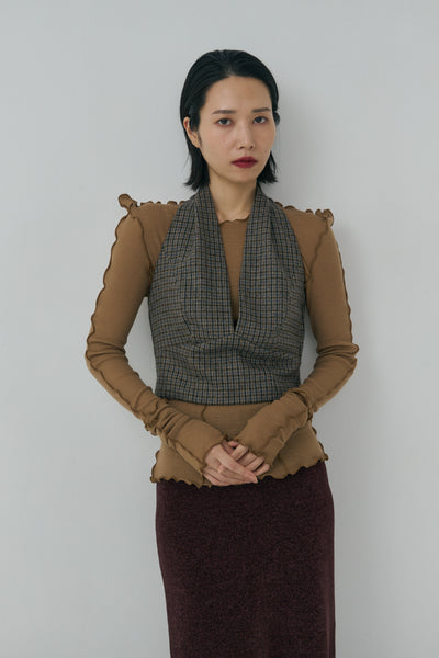 画像をギャラリービューアに読み込む, Check Halter Top